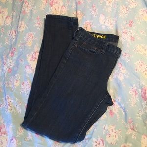 J.Crew Factory Indigo Toothpick Denim