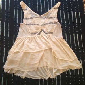 Free People Multi Layered Flutter Top