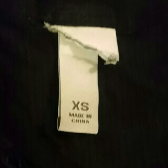 Black on black pinstripe, cotton, peplum blouse - Picture 2 of 3