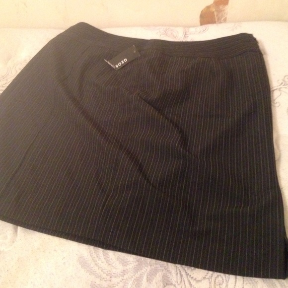 George Pinstripe Skirt