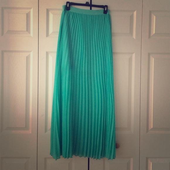 Long blue/green skirt from LC by Lauren Conrad