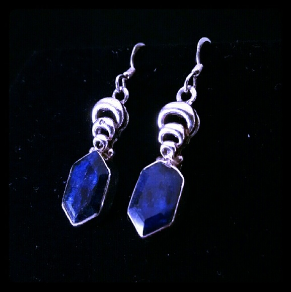 Sodalite Sterling Silver earrings