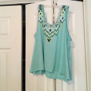 Tribal print tank top
