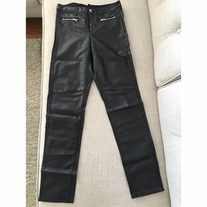 H&m faux leather pants NWT