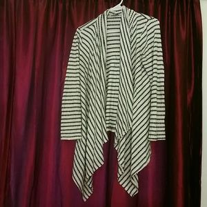 Black and white cardigan