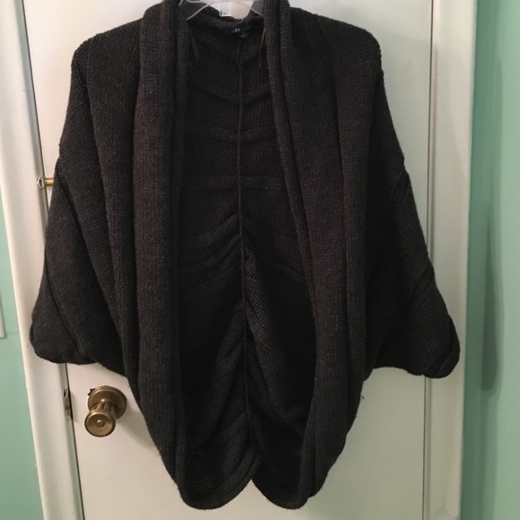 Dark gray sweater cardigan size L