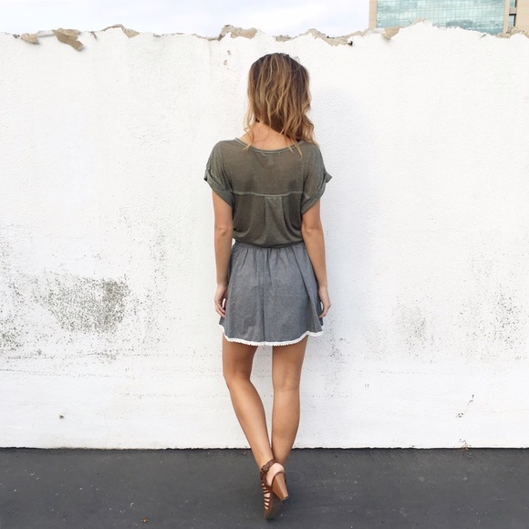chambray skirt - Picture 4 of 4