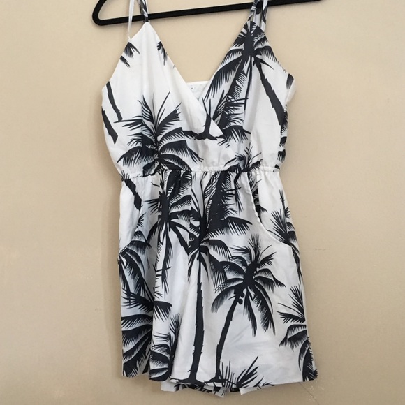 Romper- palm trees