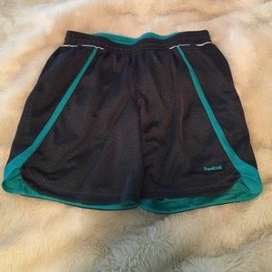 Mesh exercise reebok shorts