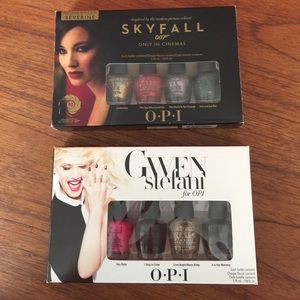 Two OPI mini sets: Skyfall and Gwen Stefani