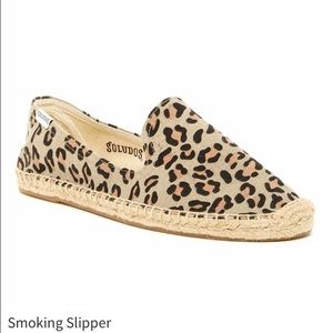 Soludos Cheetah Print Smoking Slipper