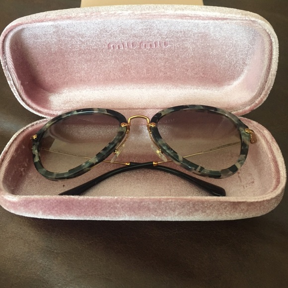 Mui Mui Teardrop 53MM Aviator Sunglasses main image 4