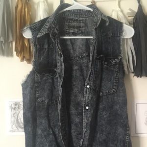 Denim vest