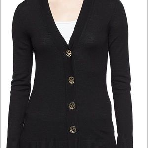 Tory Burch 100% Wool Cardigans Black & Grey