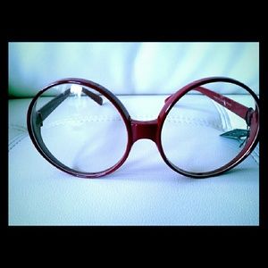 FINAL MARKDOWN 👓Large Red Oversize Glasses