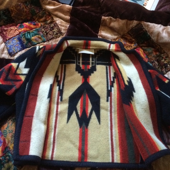 Vintage wool native cropped jacket - Picture 2 of 4