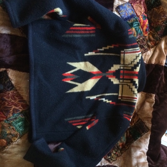 Vintage wool native cropped jacket - Picture 3 of 4