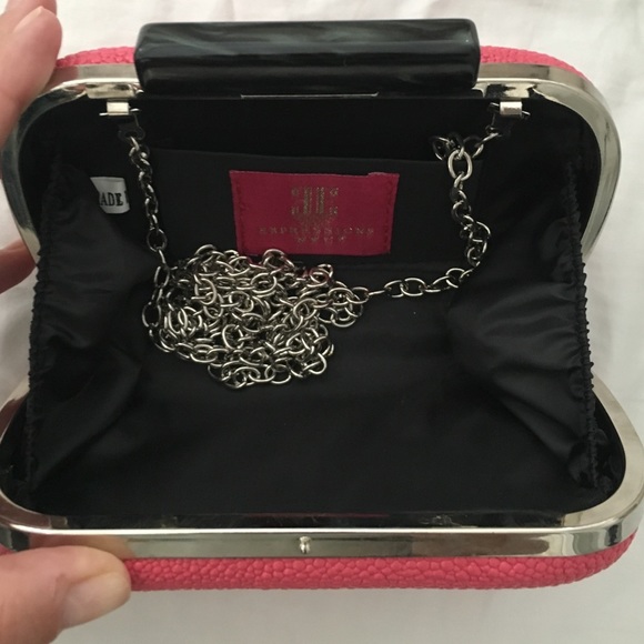 Pink Textured Clutch - Picture 2 of 4