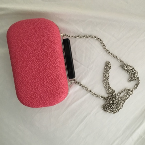 Pink Textured Clutch - Picture 4 of 4
