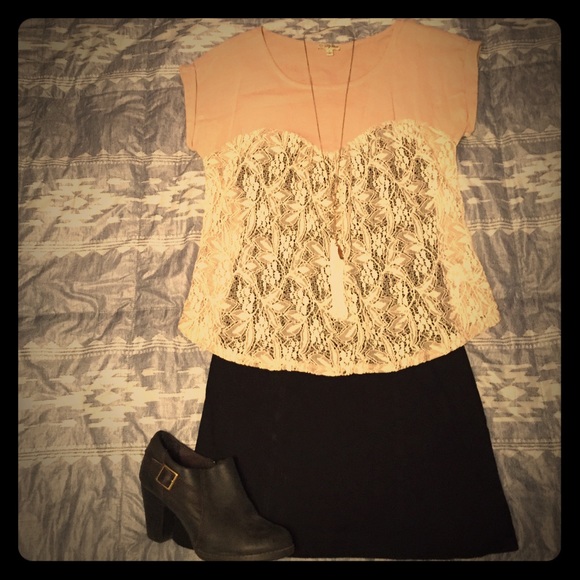 Sweat heart lace top