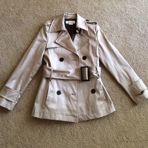 zara basic trench fall spring coat