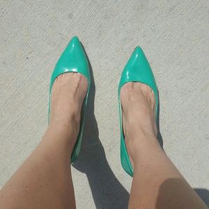 Nine West Turquoise Heels