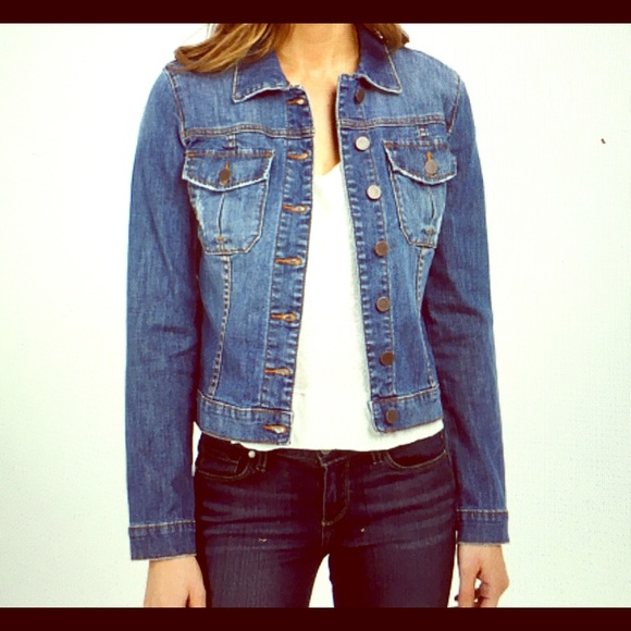 KUT from Kloth Jackets & Blazers - KUT from the Kloth Distressed Denim Jacket