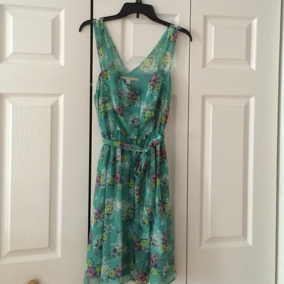 Green/blue knee length LC Lauren Conrad dress