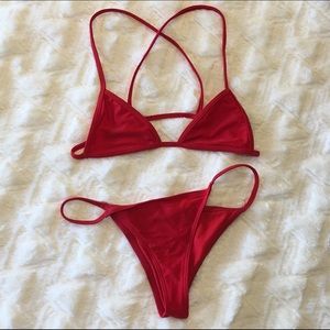 LAST CHANCE!! RARE MANDALYNN BIKINI - Red
