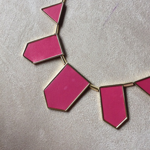 House of Harlow geometric leather necklace - Picture 3 of 3