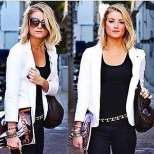 Ann Taylor White Blazer