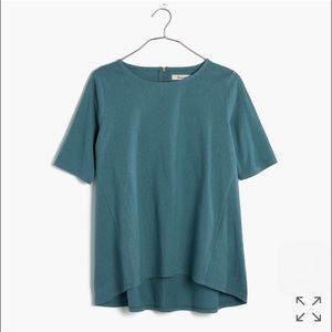 MADEWELL back zip swing tee in XS