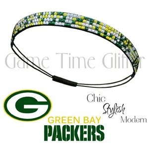 Green Bay Packers Team Color Rhinestone Headband