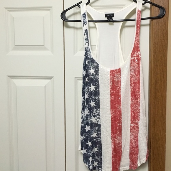 NWOT American Flag tank