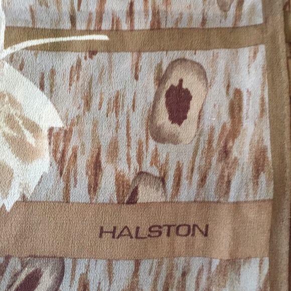 Halston silk scarf - Picture 2 of 3