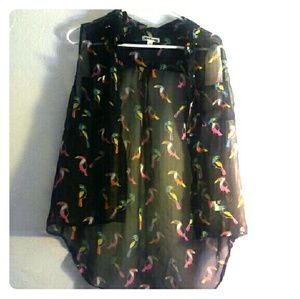 Button up short sleeve shirt