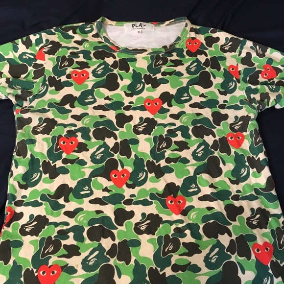 bape cdg collab