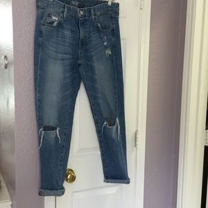 Boyfriend crop jeans