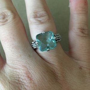 Aquamarine Stone Ring
