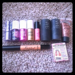 Nars, Benefit & The Balm mini highlighter bundle