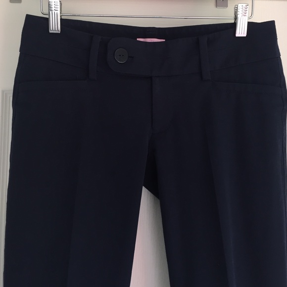 Lily Pulitzer Navy Cropped Pants