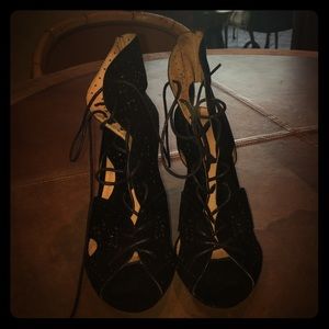 Joie lace up heels