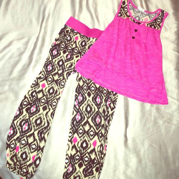 Cute tank and jogger set