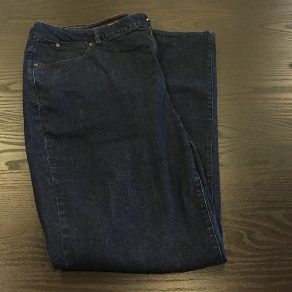 Talbots Flawless  straight leg portside wash