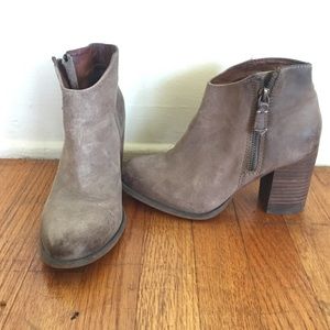 Aldo Tan Leather Ankle Boots