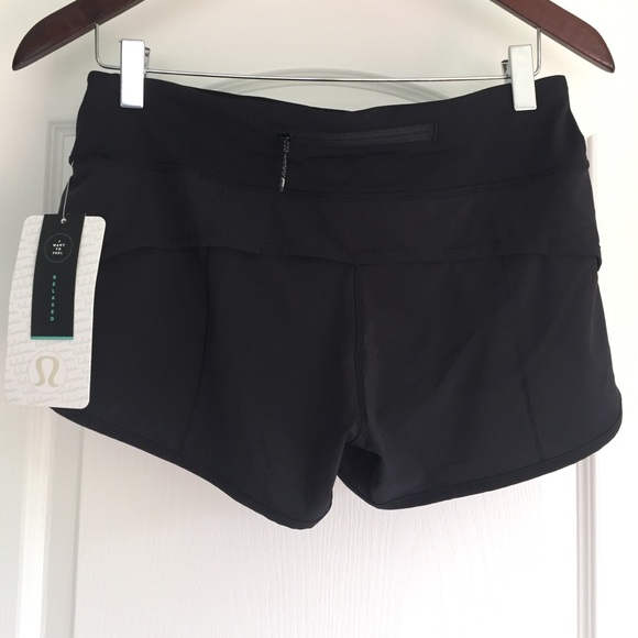 Lululemon Black Speed Shorts