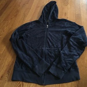 Juicy couture velour navy track jacket