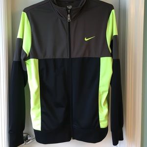 Athletic warmup jacket