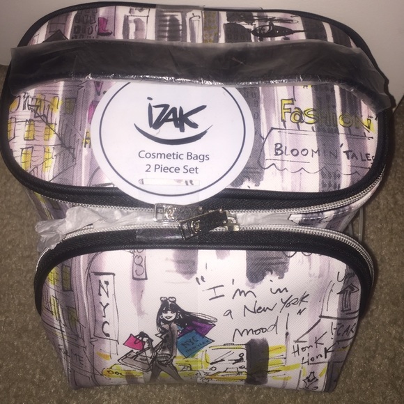 iZak 2 piece set cosmetic bag