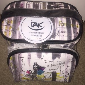 iZak 2 piece set cosmetic bag